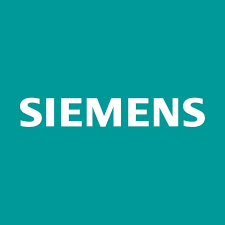 Siemens logo on a teal background