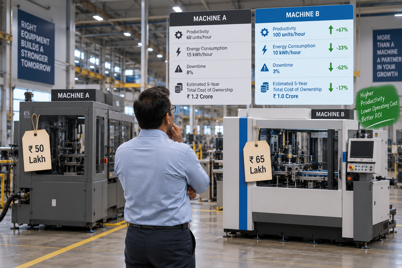 Cheaper Machine Wins? Check Your Value Story