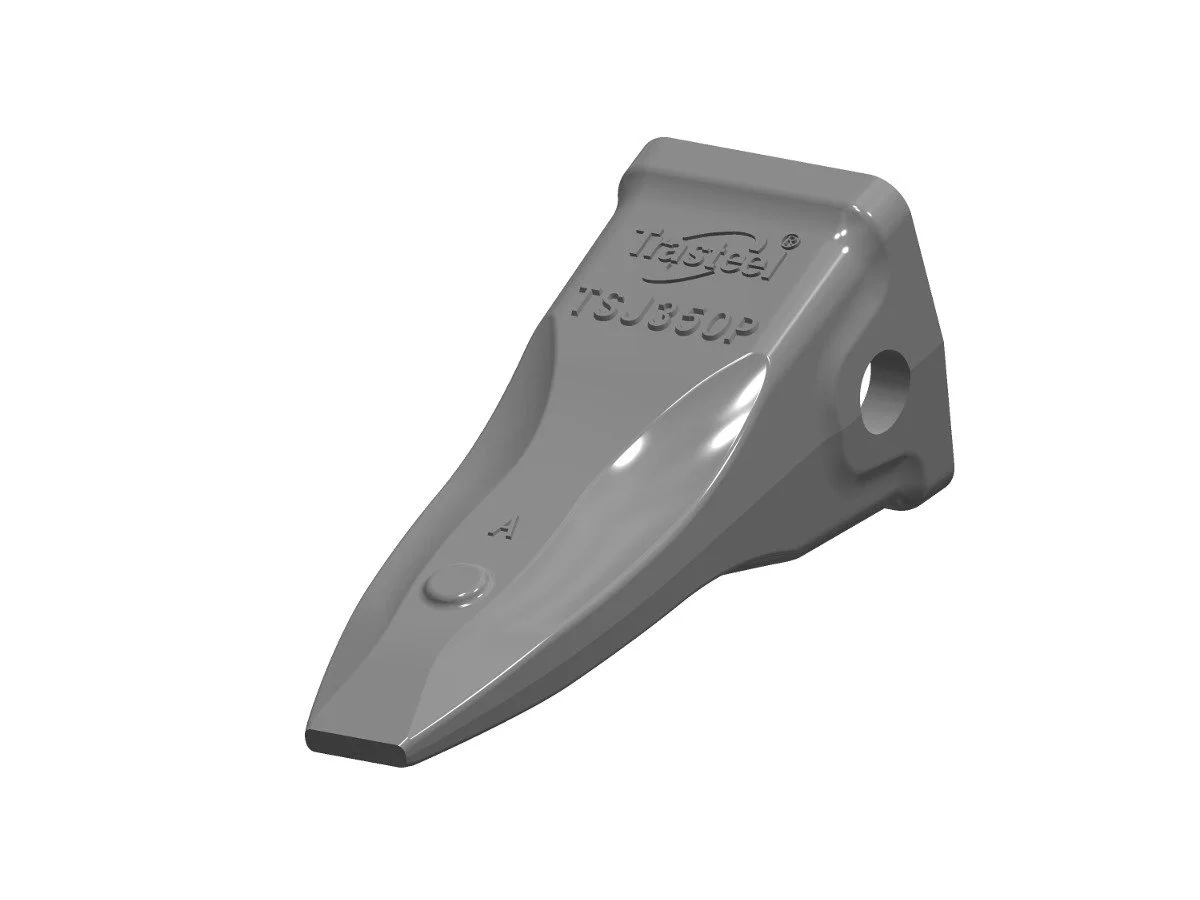 A gray ski binding component with the label 'TSUBO' embossed on it.