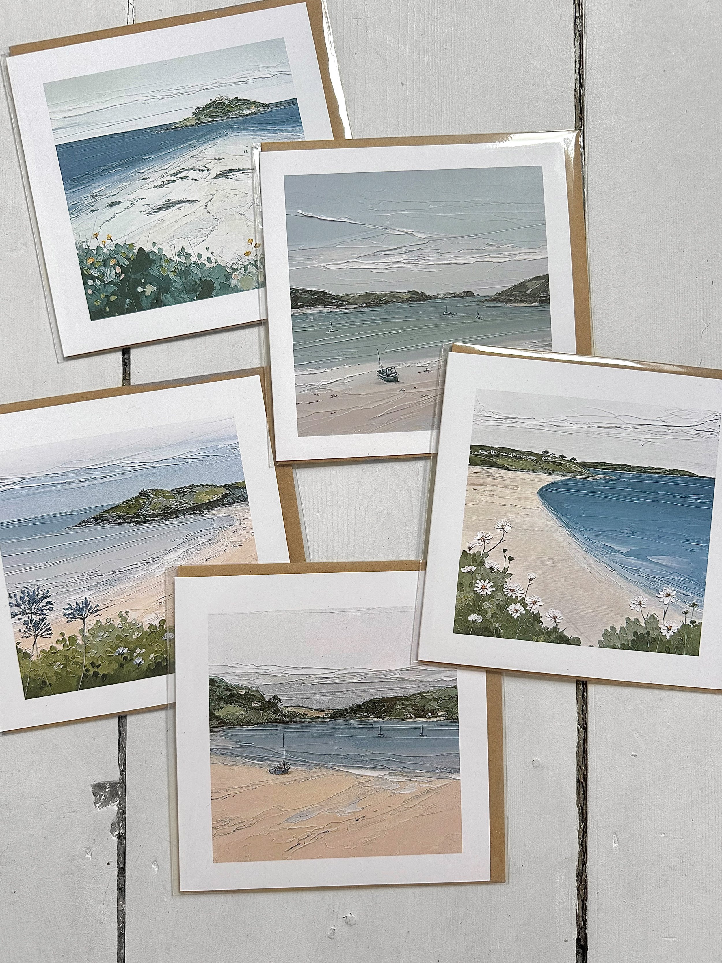 Set of 5 Greetings Cards