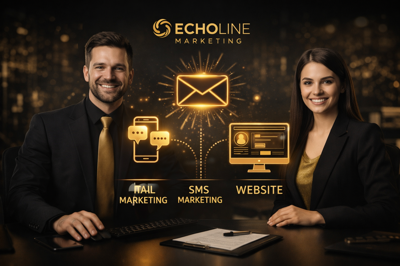 Mail Marketing, SMS Marketing, WebSite