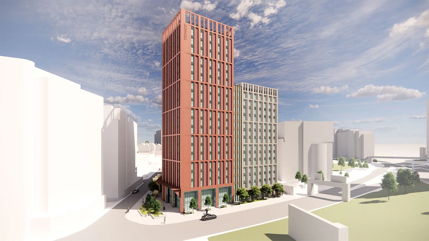 CGI of Blenheim House proposed building