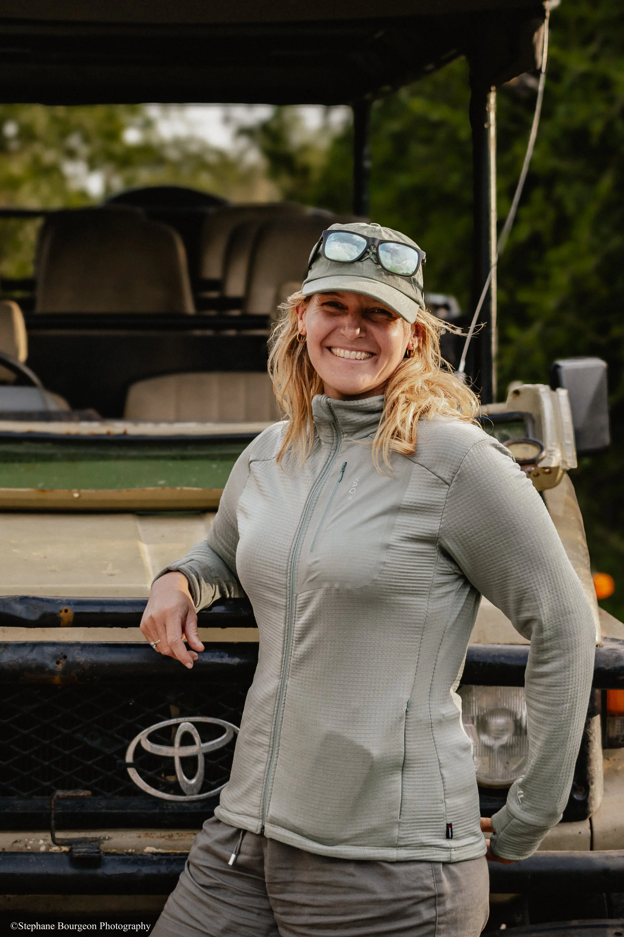 Portrait de Laure en mission en Afrique du Sud