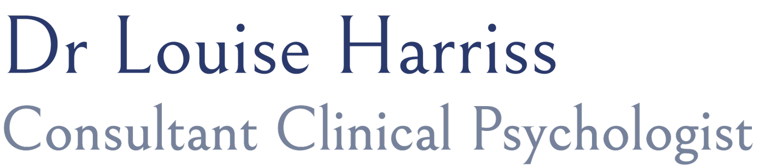 Dr Louise Harriss, Consultant Clinical Psychologist