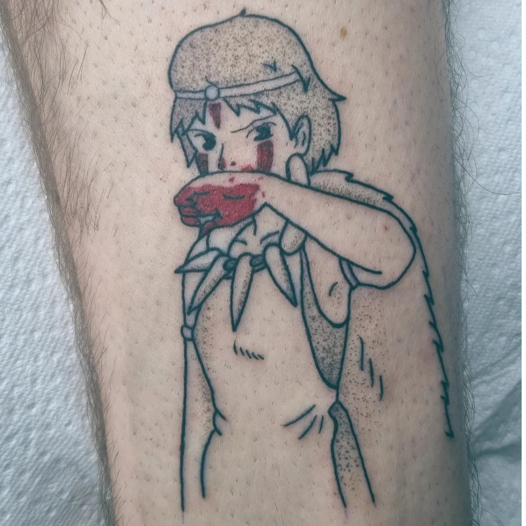 Princess Mononoke Tattoo 