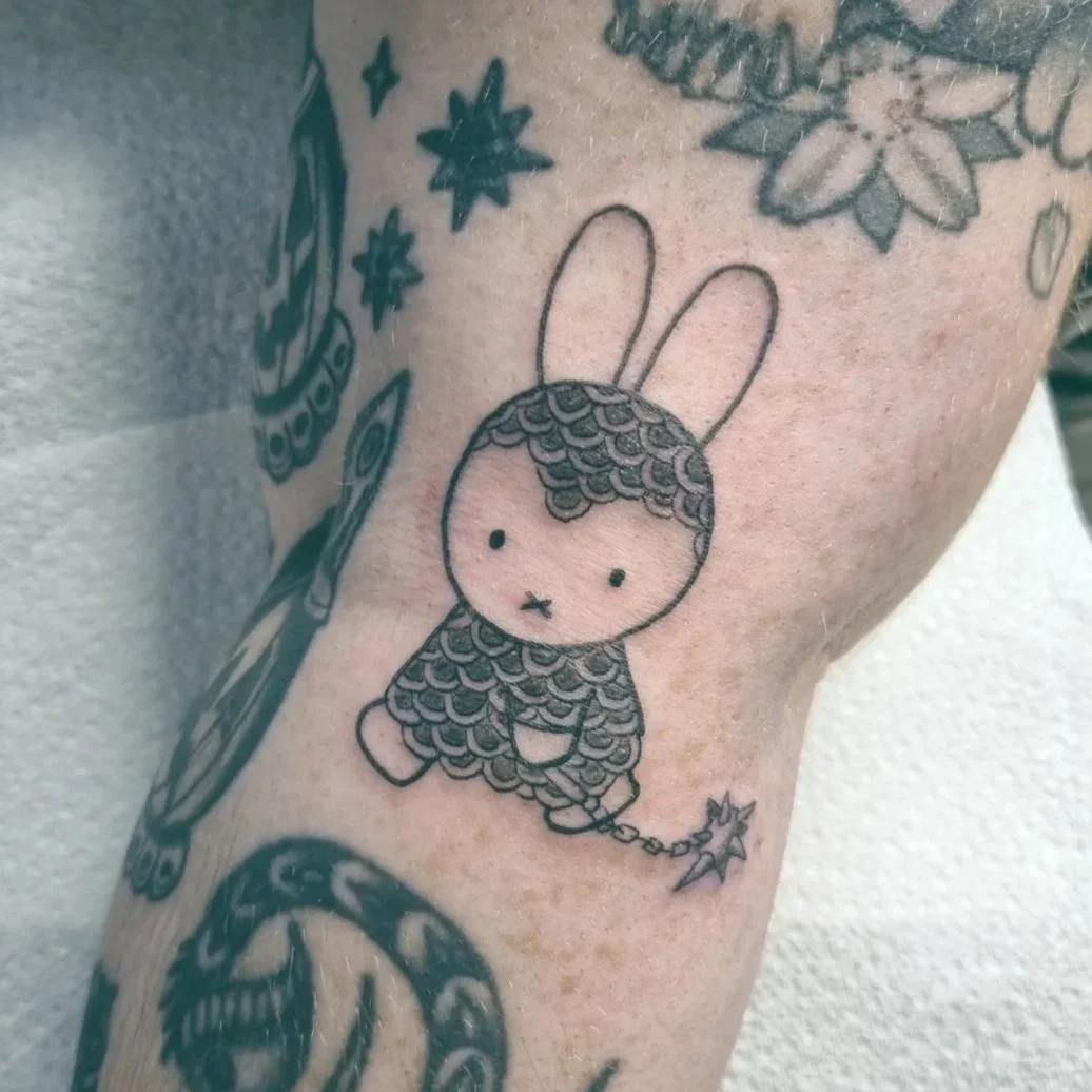 Miffy off to War Tattoo