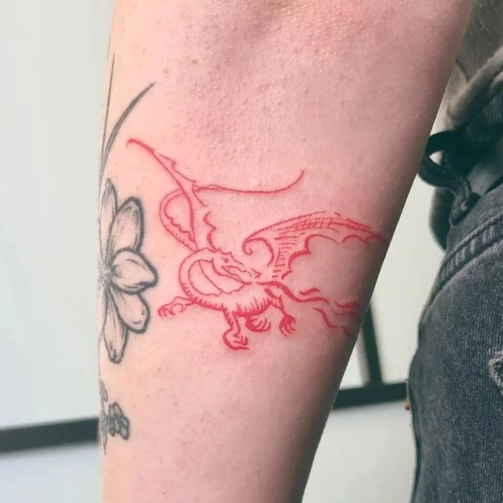 Smaug, Lord of the Rings, the Hobbit tattoo