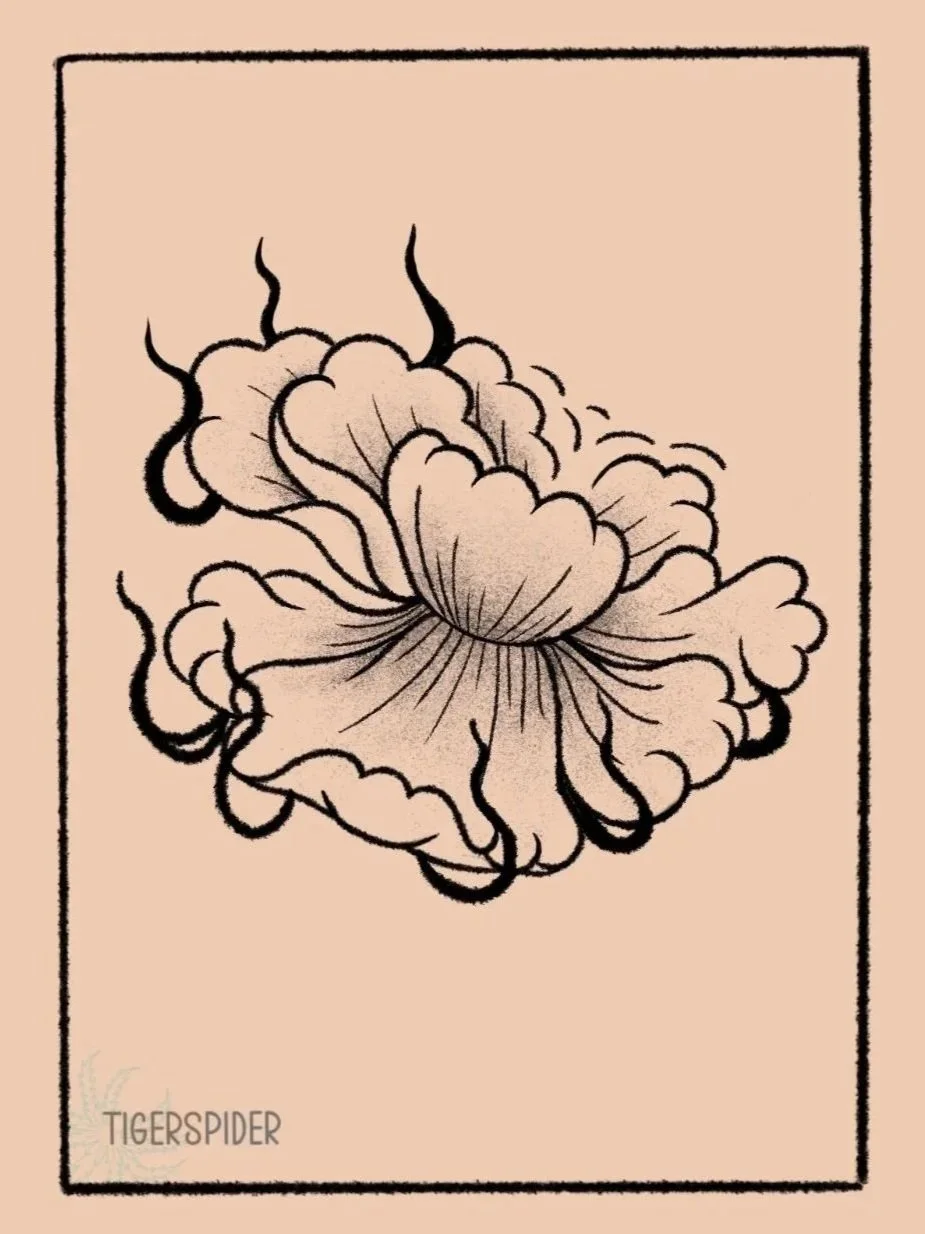 Flame Flower 4 inch min 140