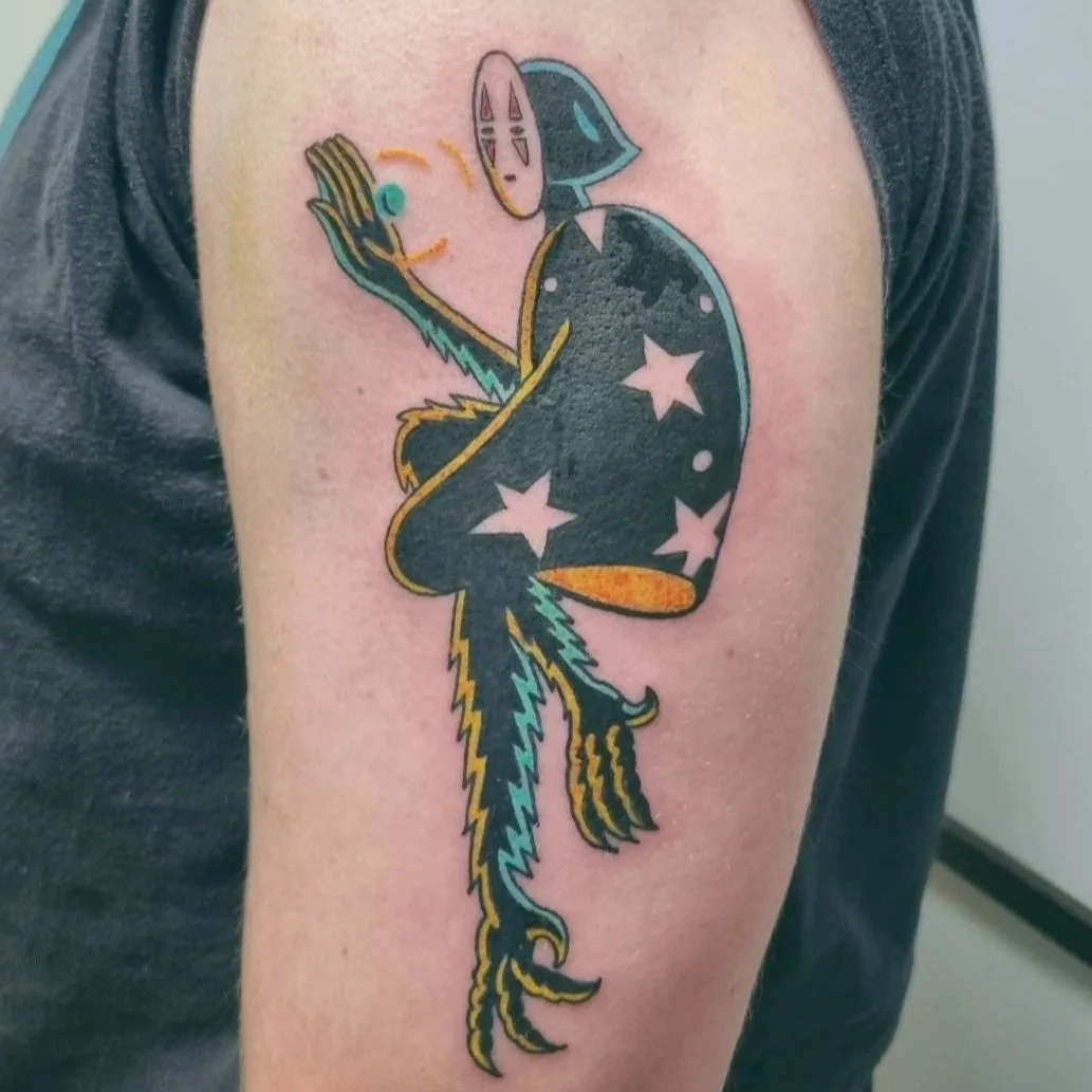 Howl No face Tatttoo