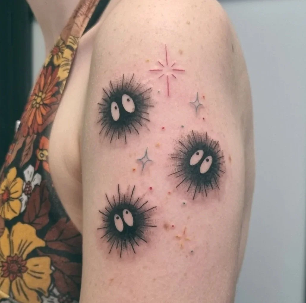 Soot Sprite Sparkle Tattoo