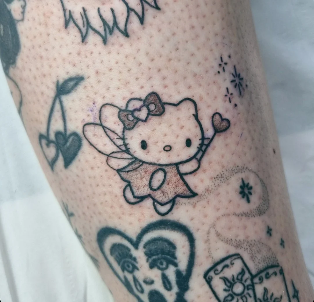 Hello Kitty Fairy Tattoo