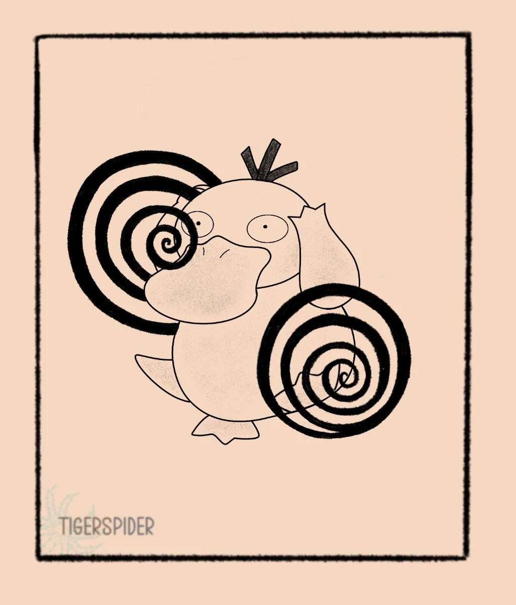 Psyduck 3 inch min 100
