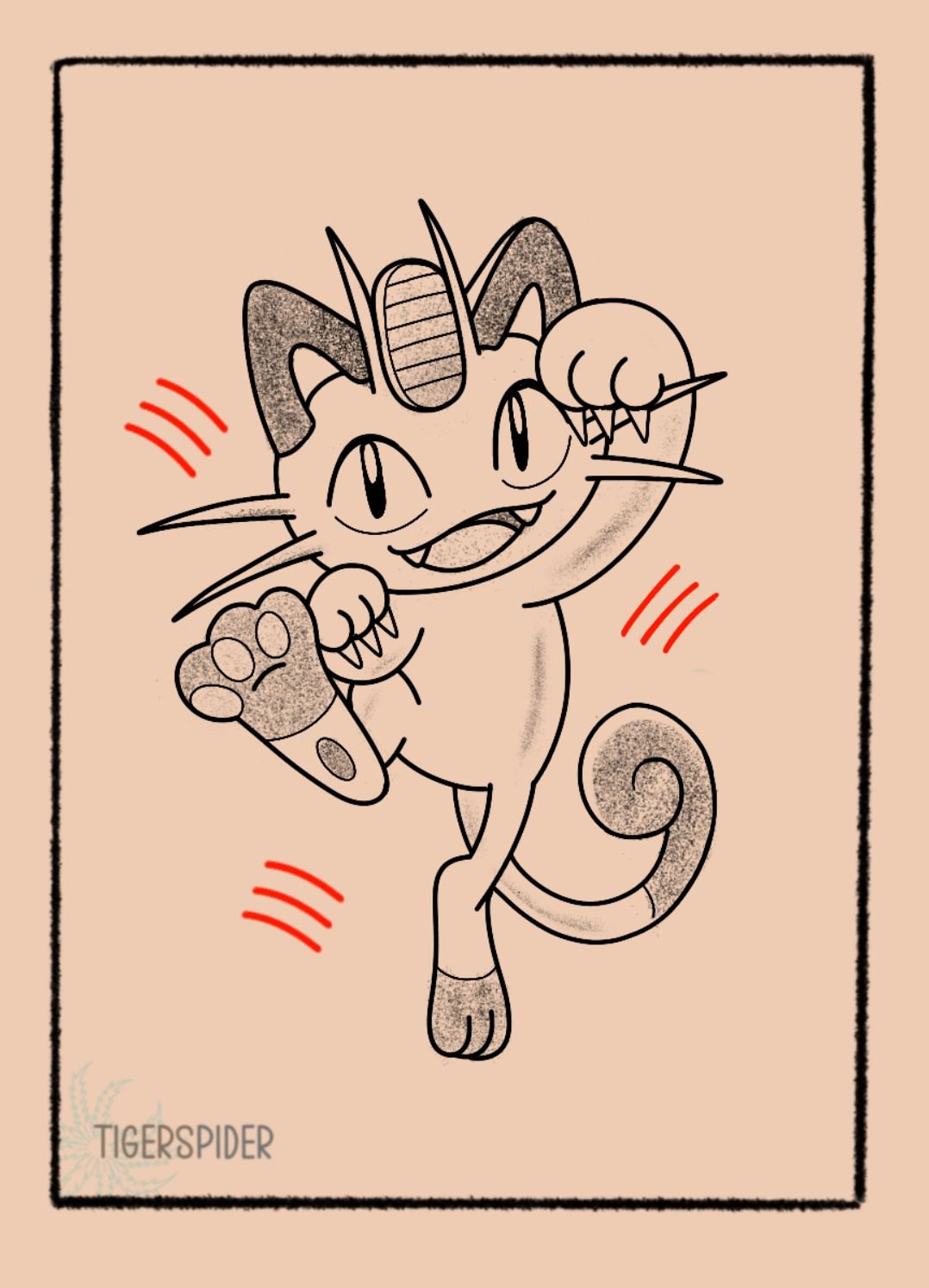 Meowth 80/100 3 inch min