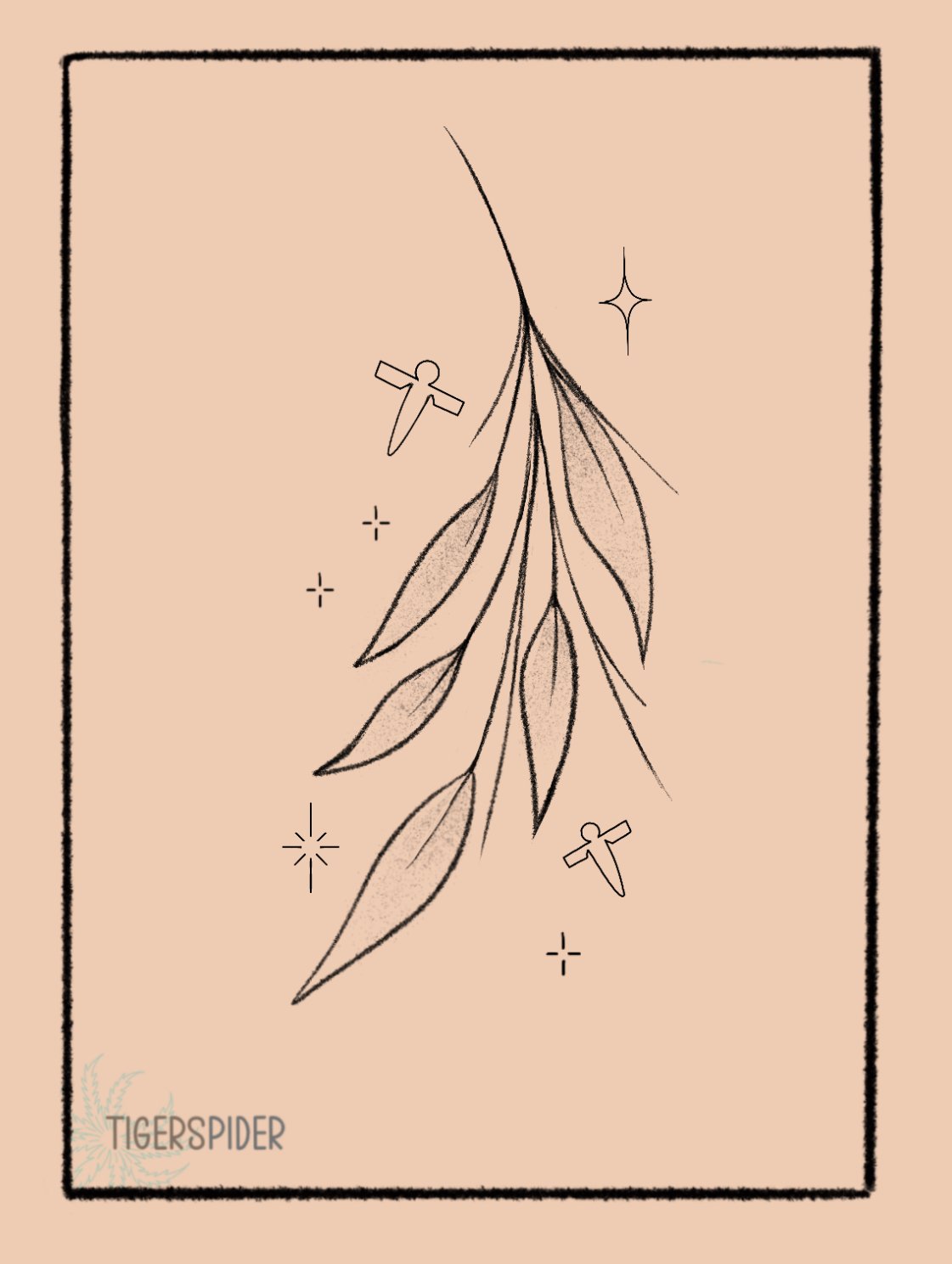 Paper Plane Leaf 4.5 inch min 80