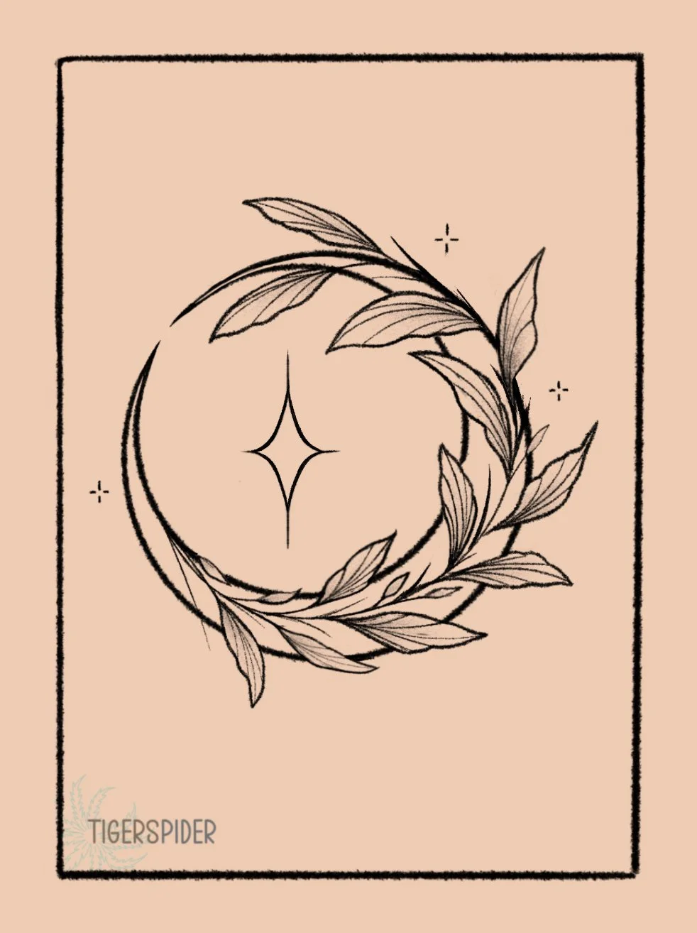Leaf Moon 4 Inch min 120