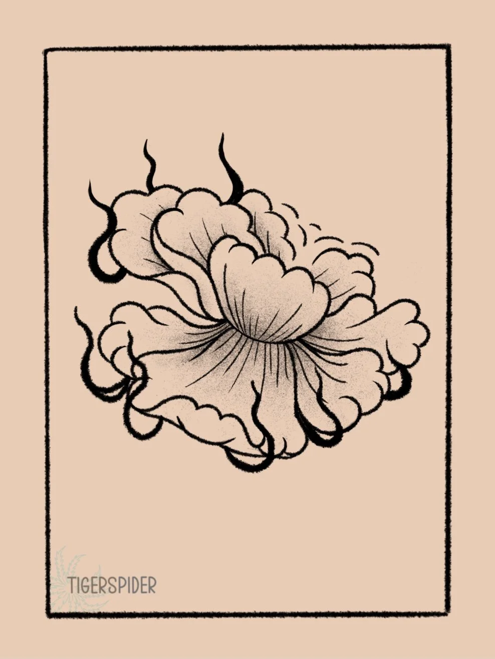Flame Flower 4 inch min  140