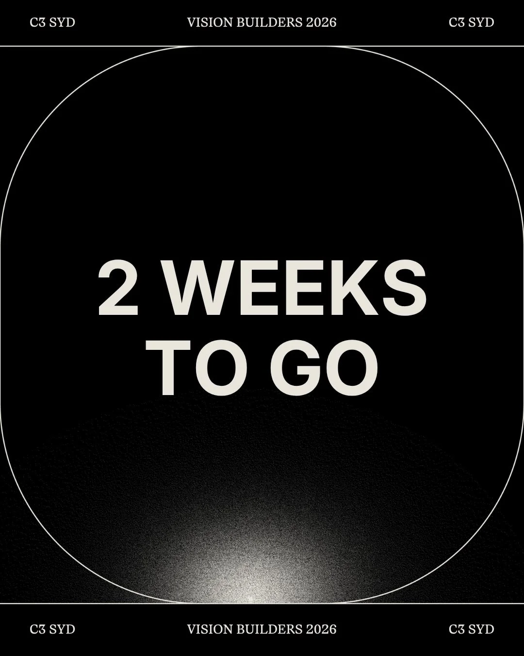 2 weeks to go until Vision Builders 🙌 Get your suits out and dresses ready, this is going to be a wonderful night. Don&rsquo;t forget to register 👉 c3syd.church/visionbuilders