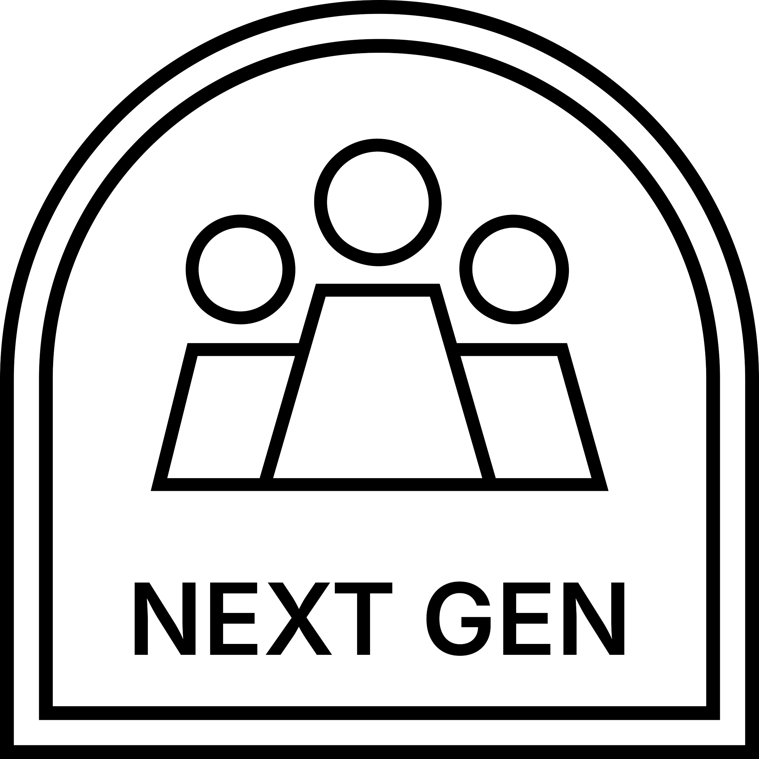 Icon of a group of people above the text 'NEXT GEN'.