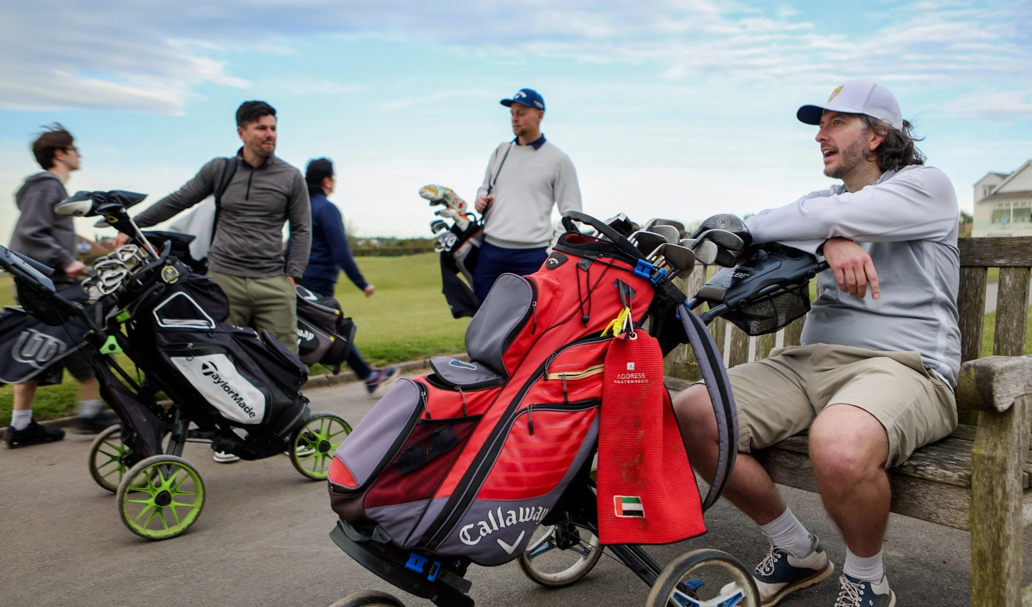 Members chatting at Royal North Devon
