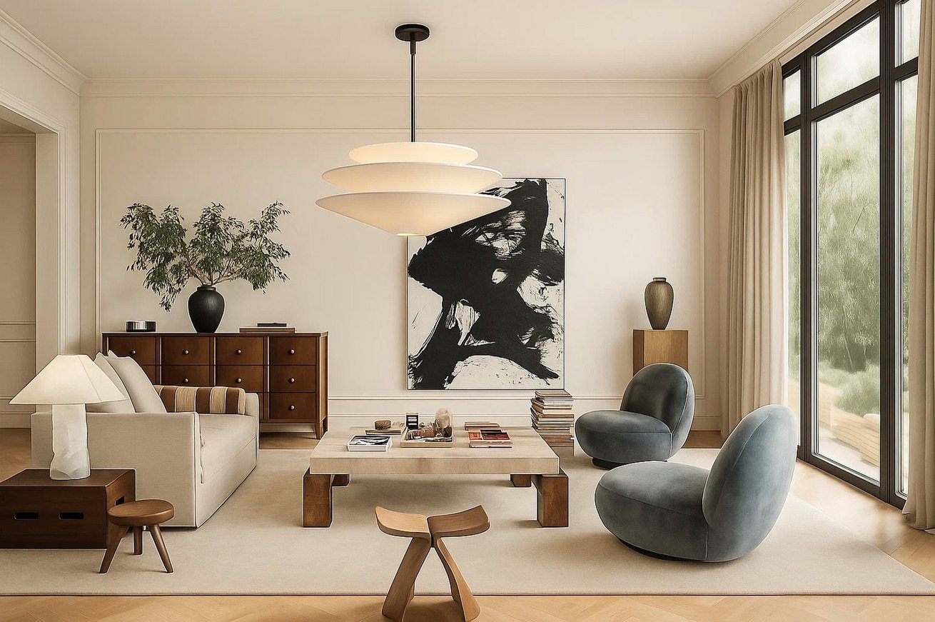 1, 2 o 3.
&iquest;Cu&aacute;l te gusta m&aacute;s?

Para este living en N&uacute;&ntilde;ez, trabajamos sobre una base clara: una arquitectura cl&aacute;sica &mdash;pisos, paredes, techos, molduras&mdash; y un mobiliario m&aacute;s contempor&aacute;n