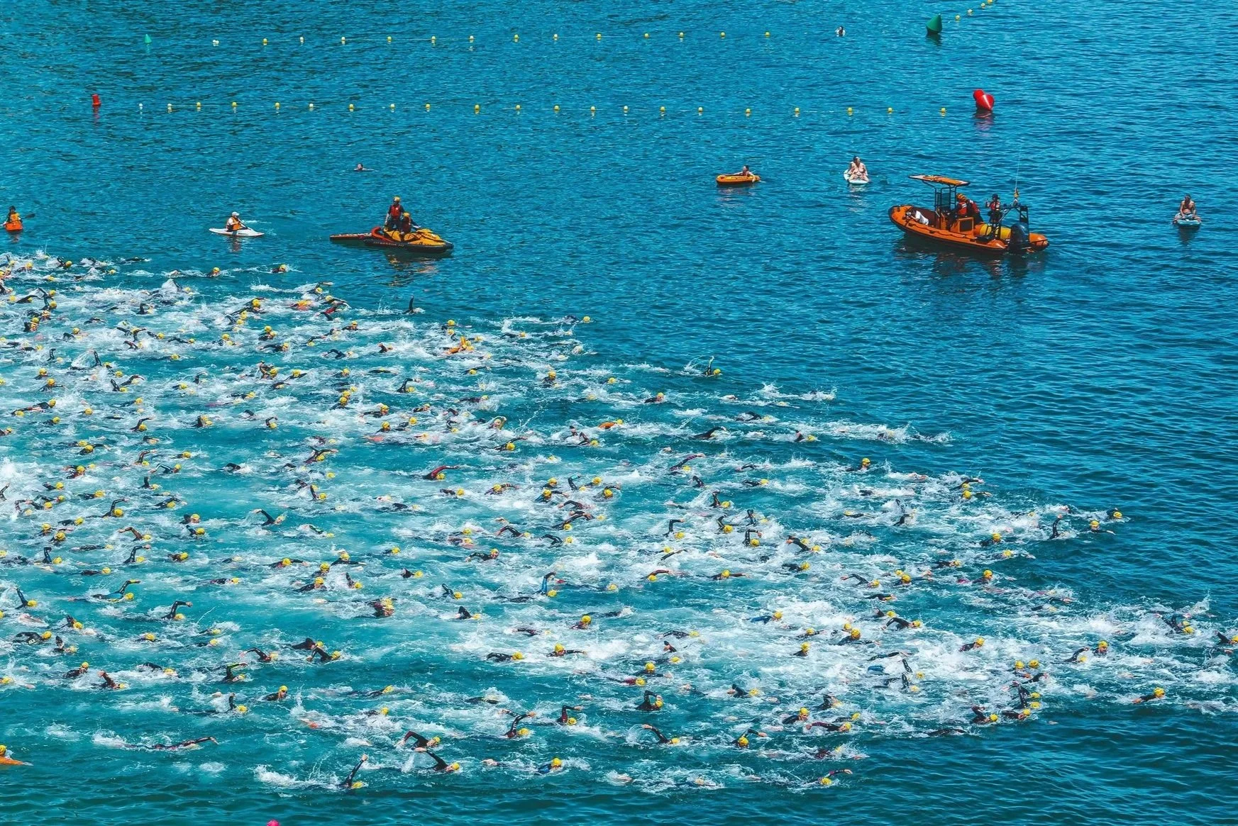 Seguridad acuática en el Triatlón de Zarautz