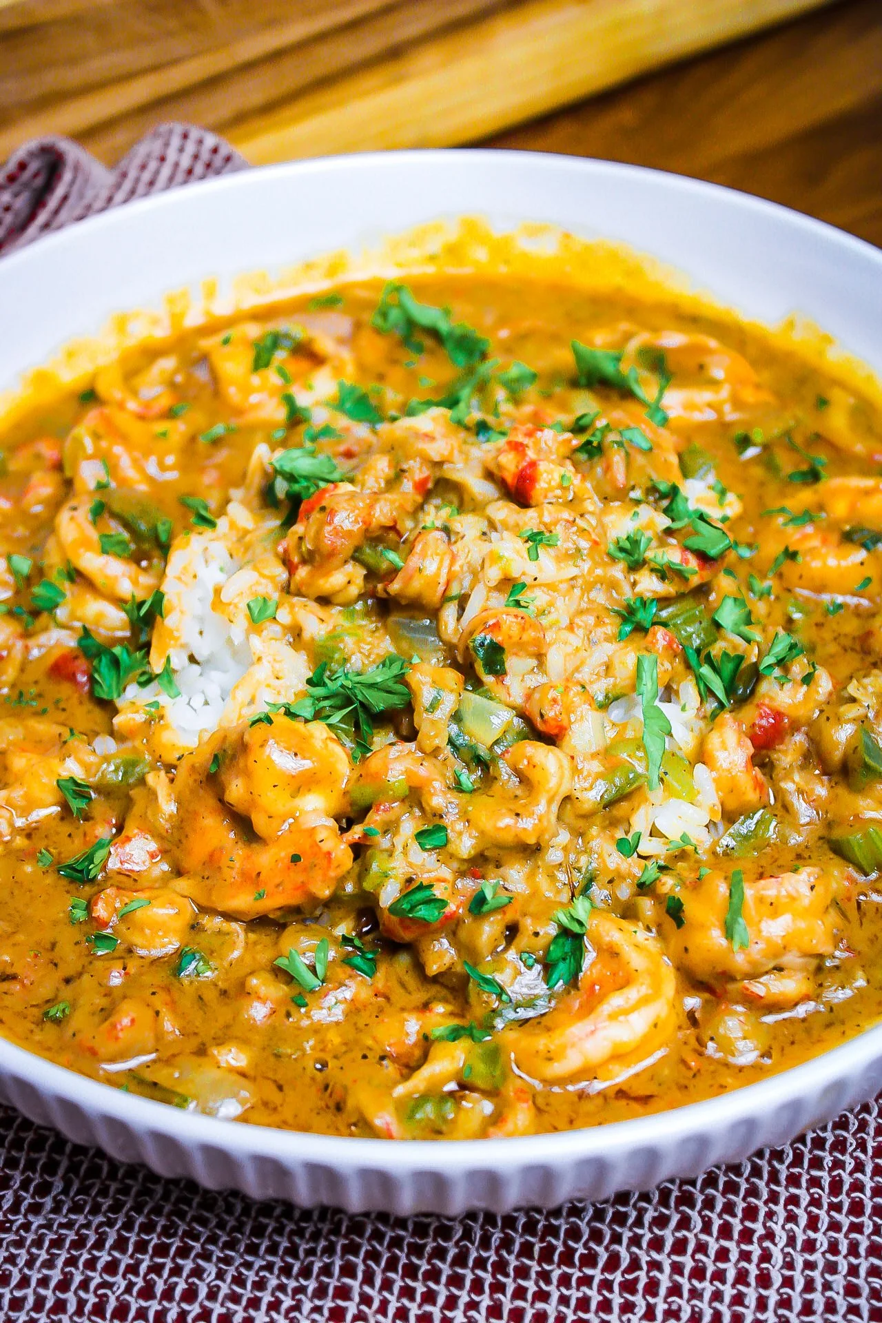 ROUX & MO' (The Ville Platte Étouffée - Crawfish & Shrimp)