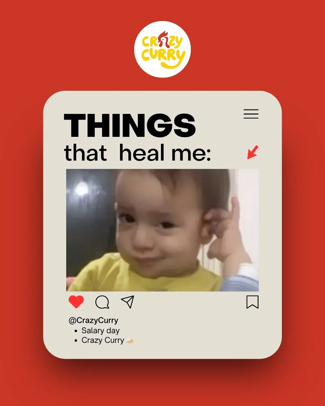 Hindi sapat ang &ldquo;deserve ko &lsquo;to&rdquo; kapag gutom ka na talaga 😭

Good thing Crazy Curry meals are here to save your stressful work/school day.

Tara kain na sa Crazy Curry today!
Tag your food buddy &amp; follow us for more yummy updat