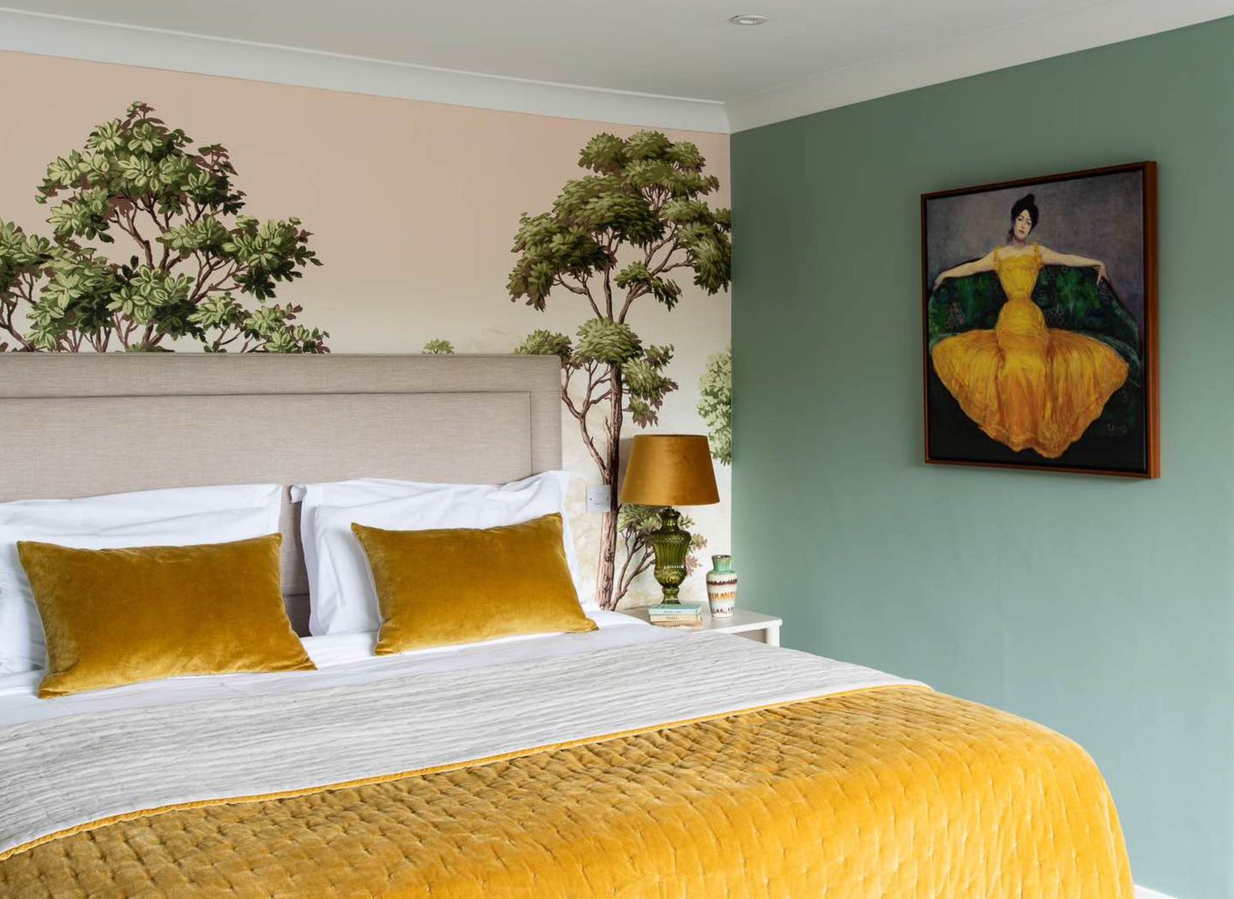 Bedroom, converted farmhouse, Sussex.