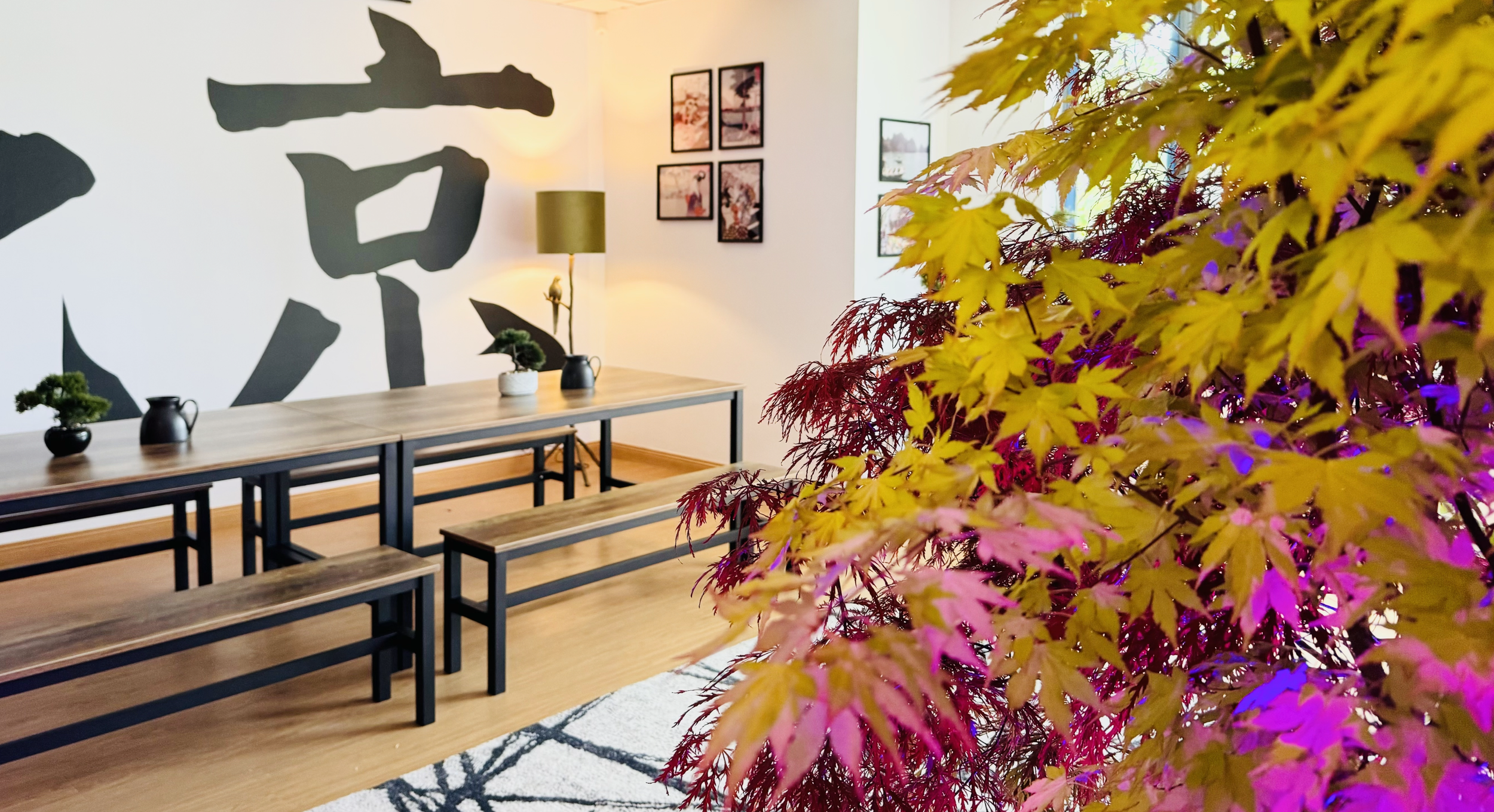 Food manufacturer boardroom makeover, Asian themed, Yorkshire.