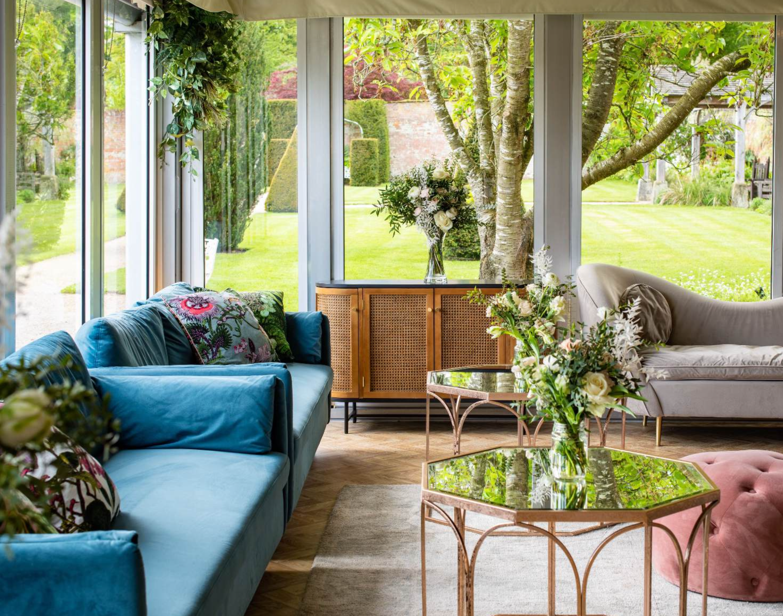 Styling and shoot at Combermere Abbey, Cheshire.