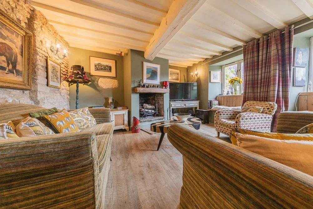 Sitting room, cottage, Rutland.