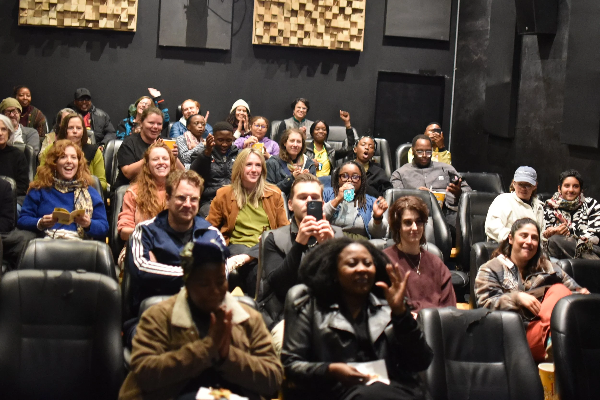 Thank you Dumisani Mnisi for the photos taken at the screening of Black Burns Fast on 07.08.2026.