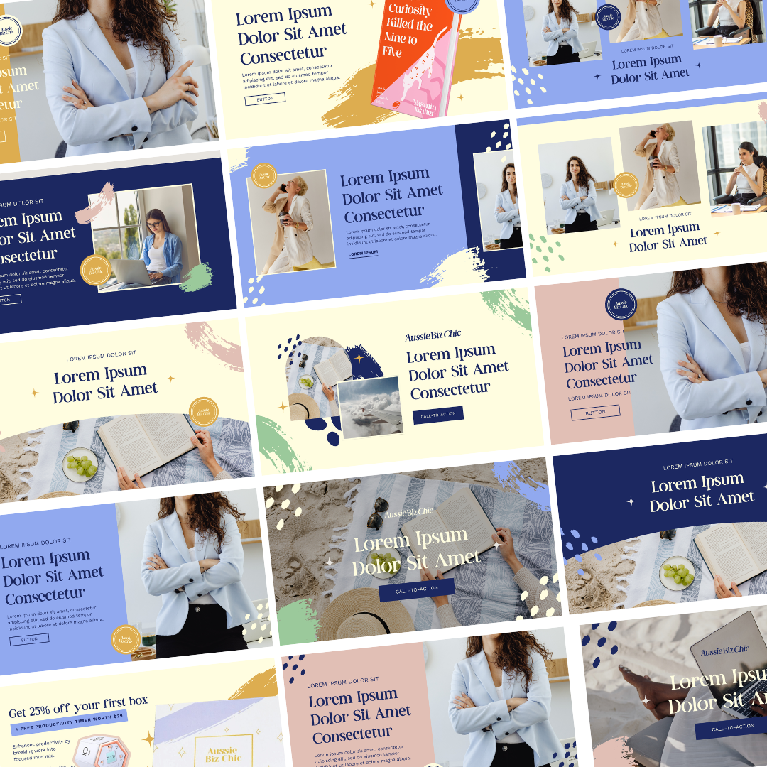 Aussie Biz Chic branding by Complete Street