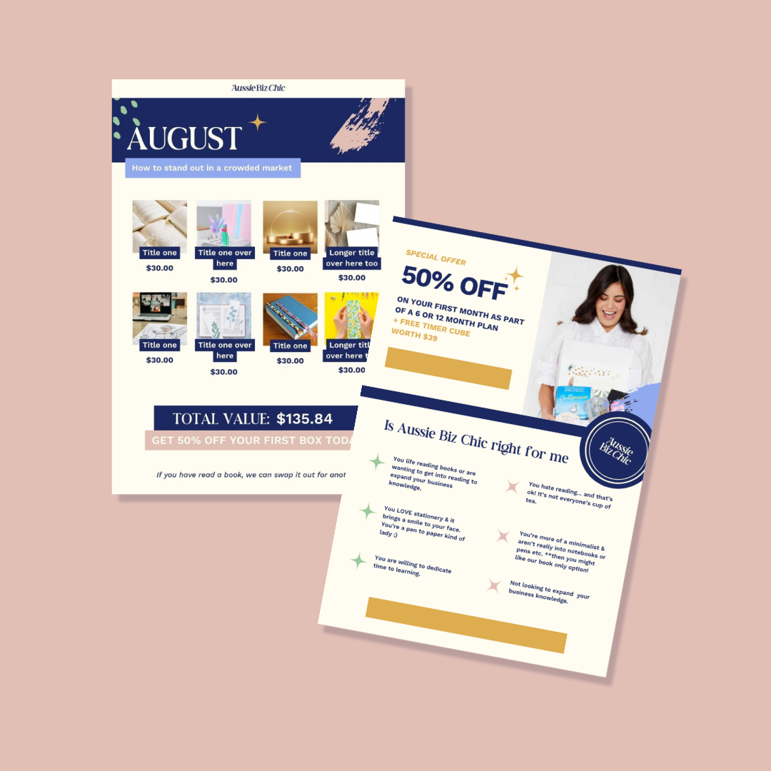 Aussie Biz Chic branding by Complete Street