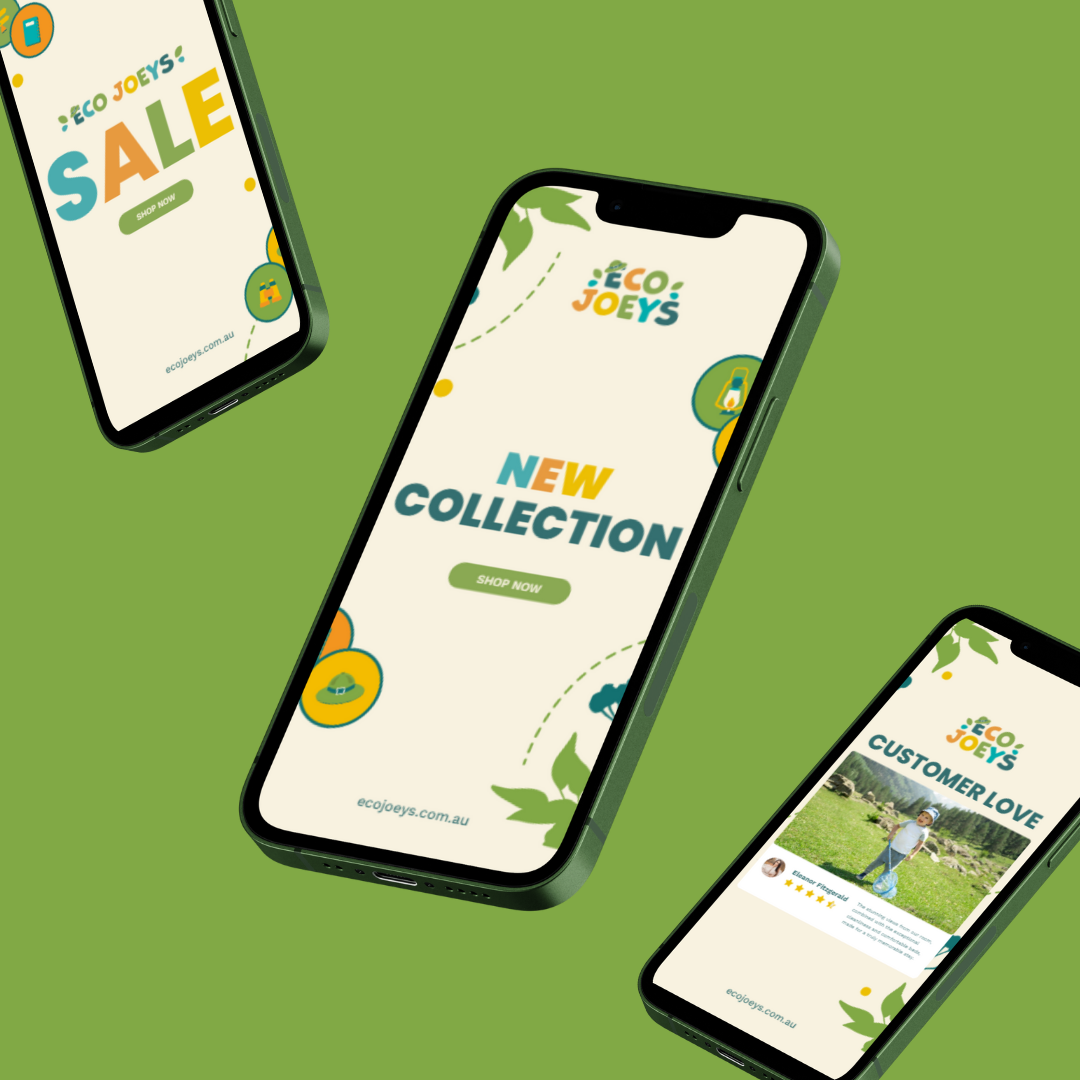 Eco Joeys brand identity by Complete Street