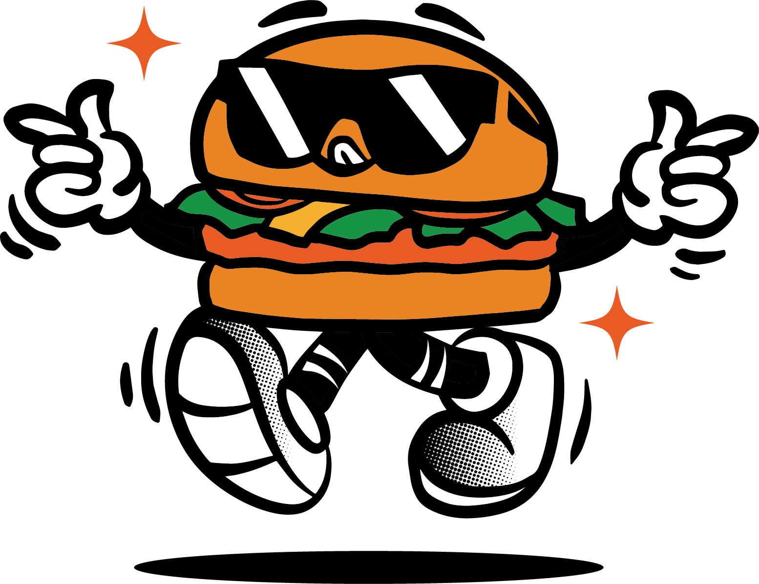 O.G. Smash Burgers brand identity by Complete Street