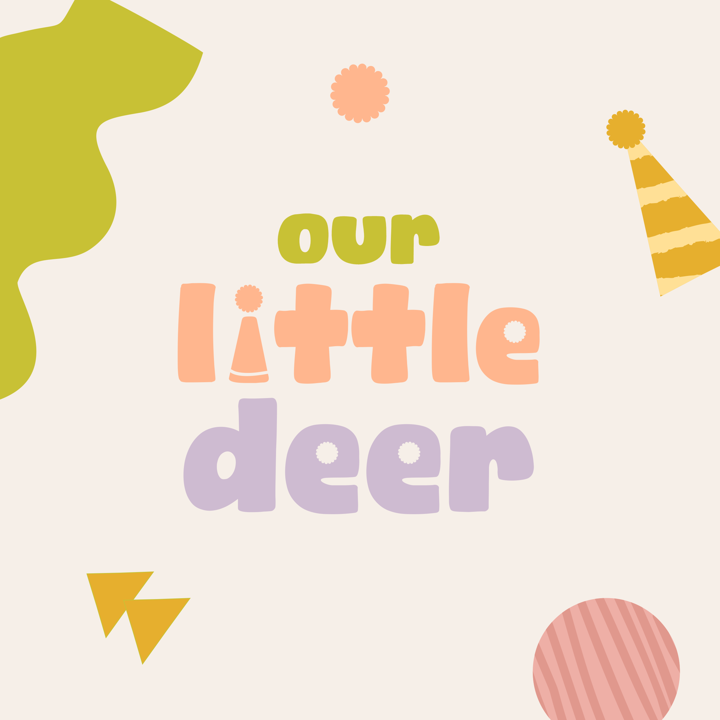 our little deer brand identity by Complete Street
