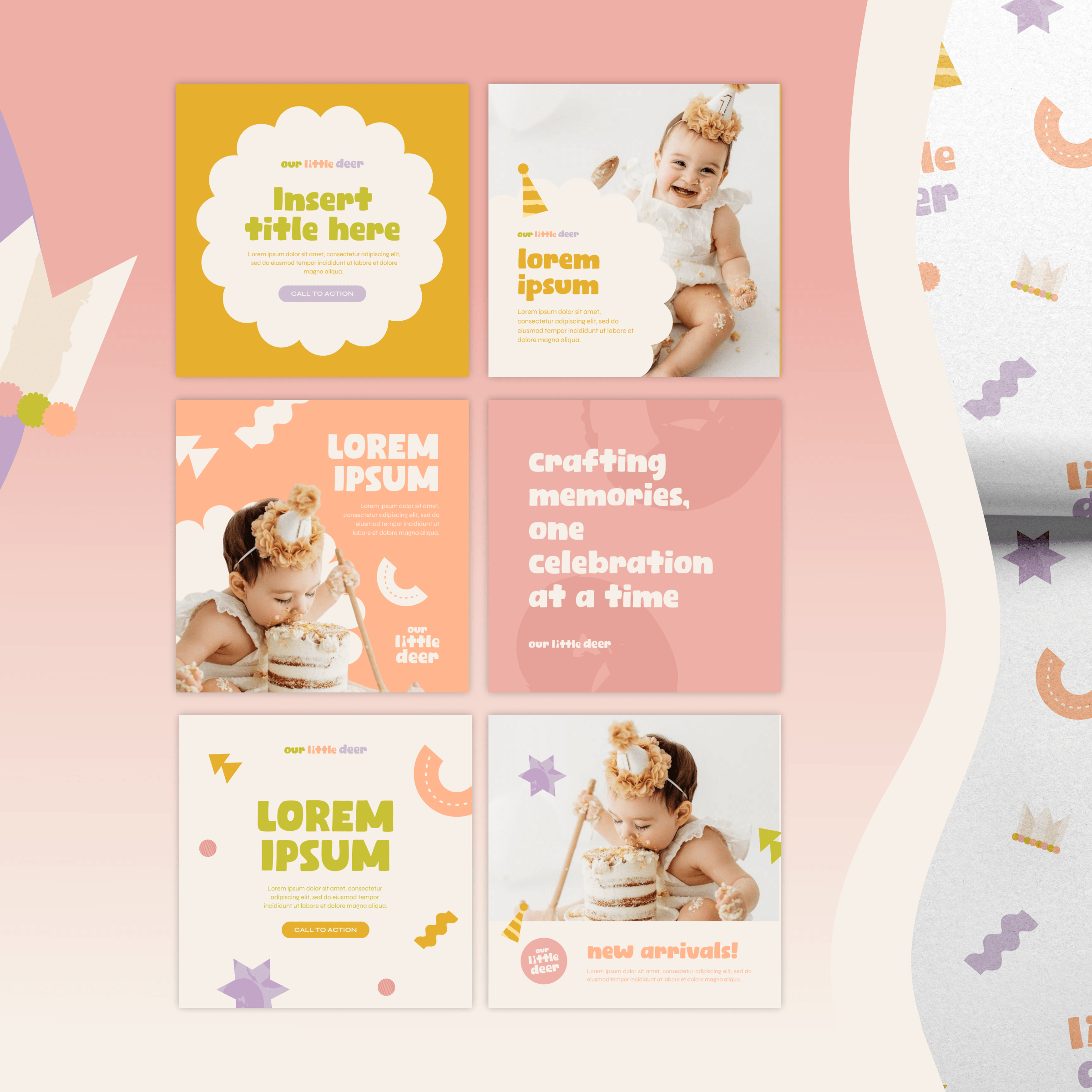 our little deer brand identity by Complete Street