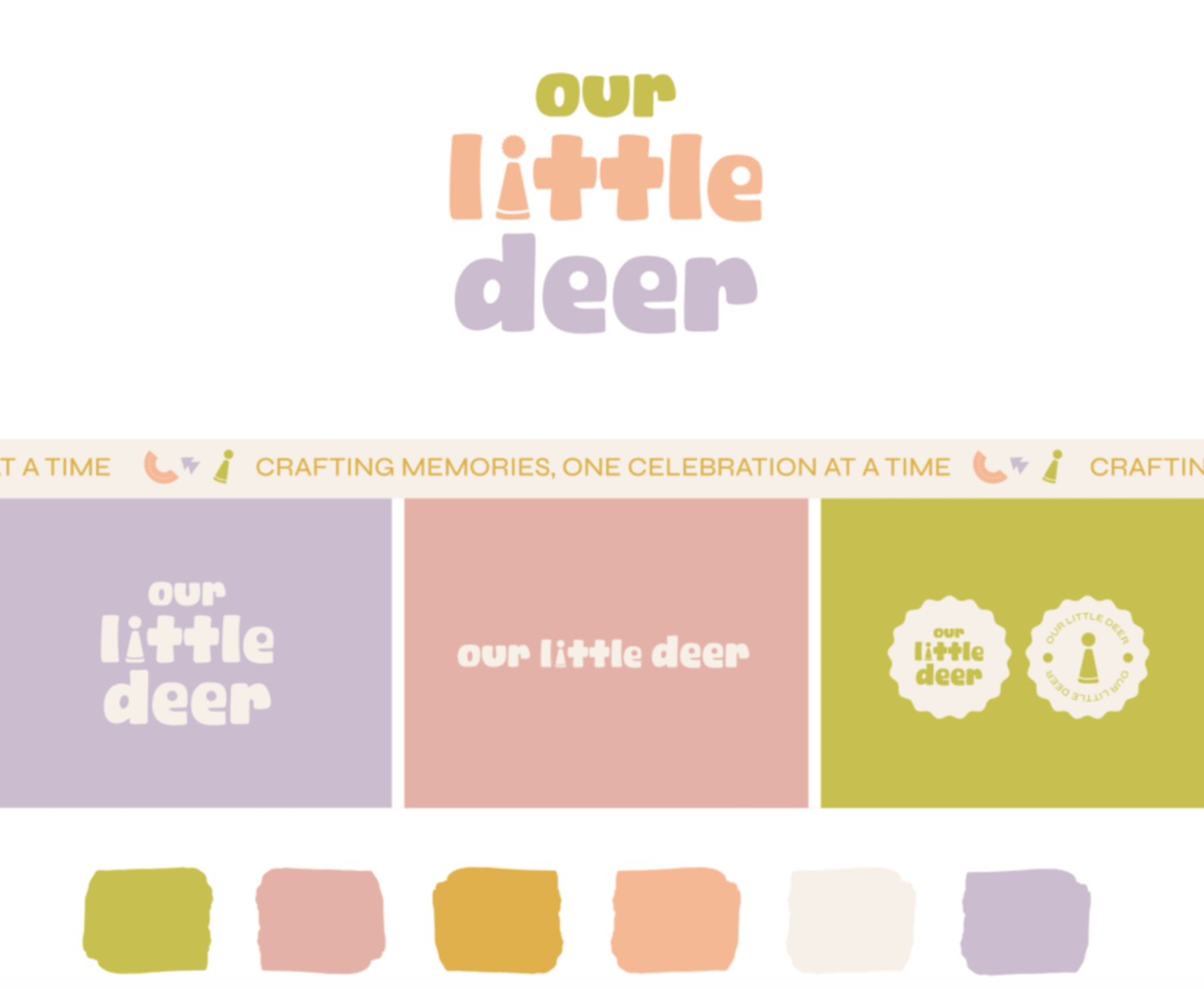 our little deer brand identity by Complete Street
