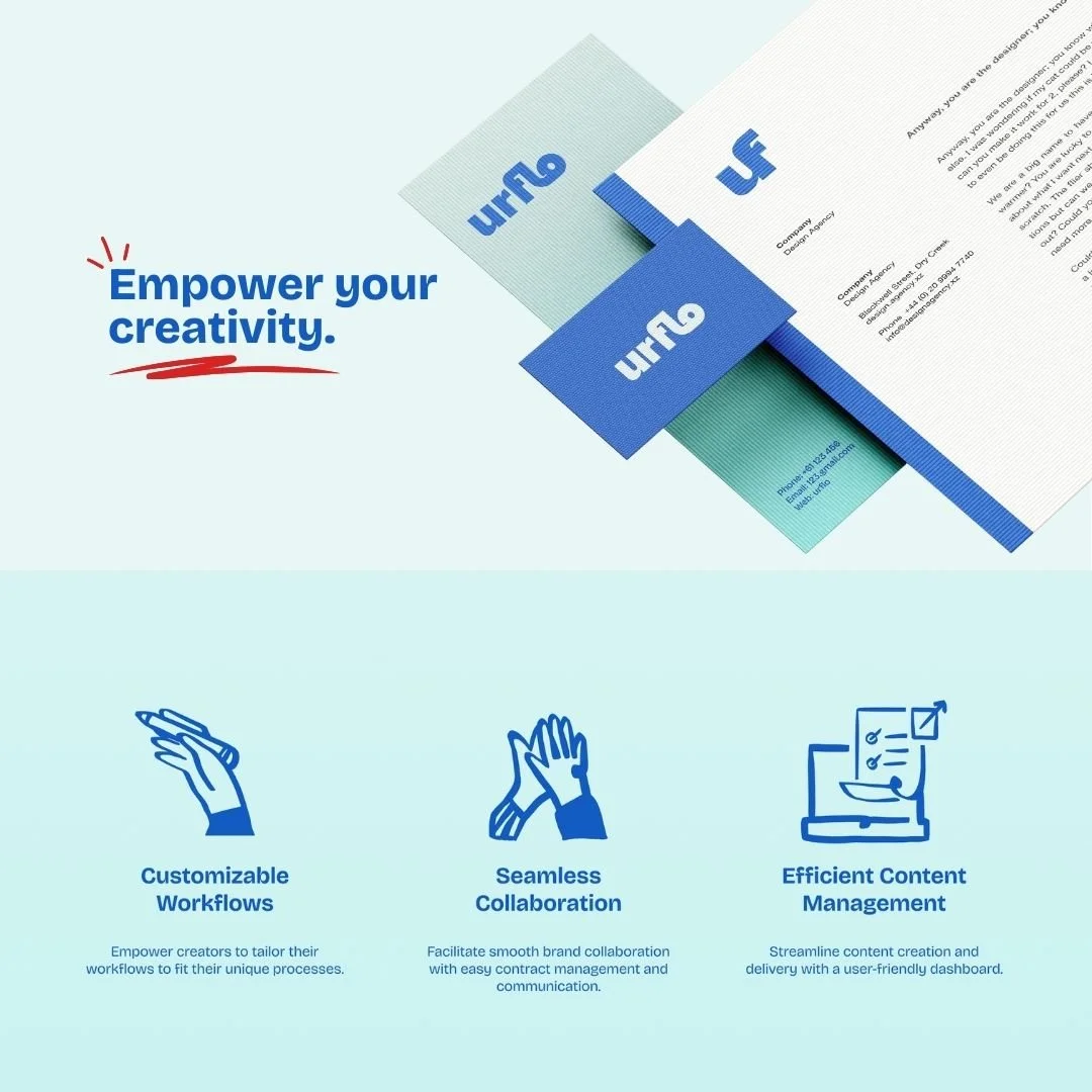 Urflow brand identity by Complete Street