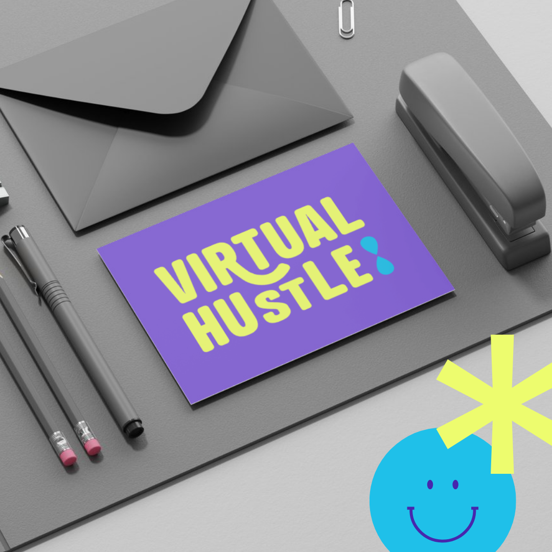 Virtual Hustle brand identity by Complete Street