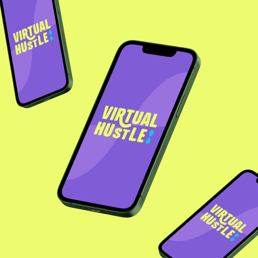 Virtual Hustle brand identity by Complete Street