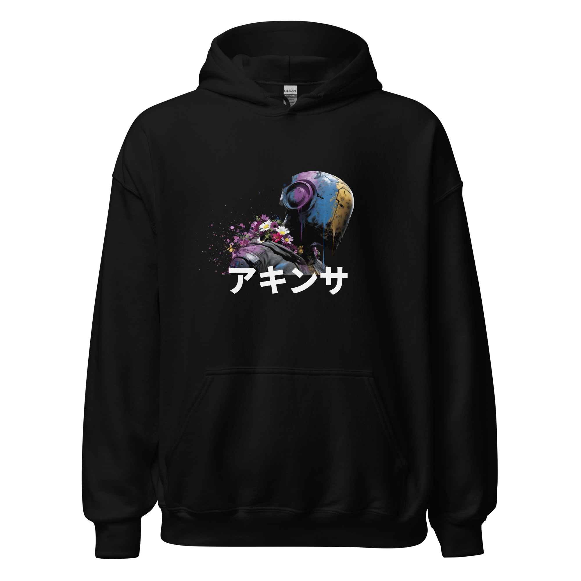 Kiritsu Human Error LIMITED EDITION BLACK hoodie front graphic