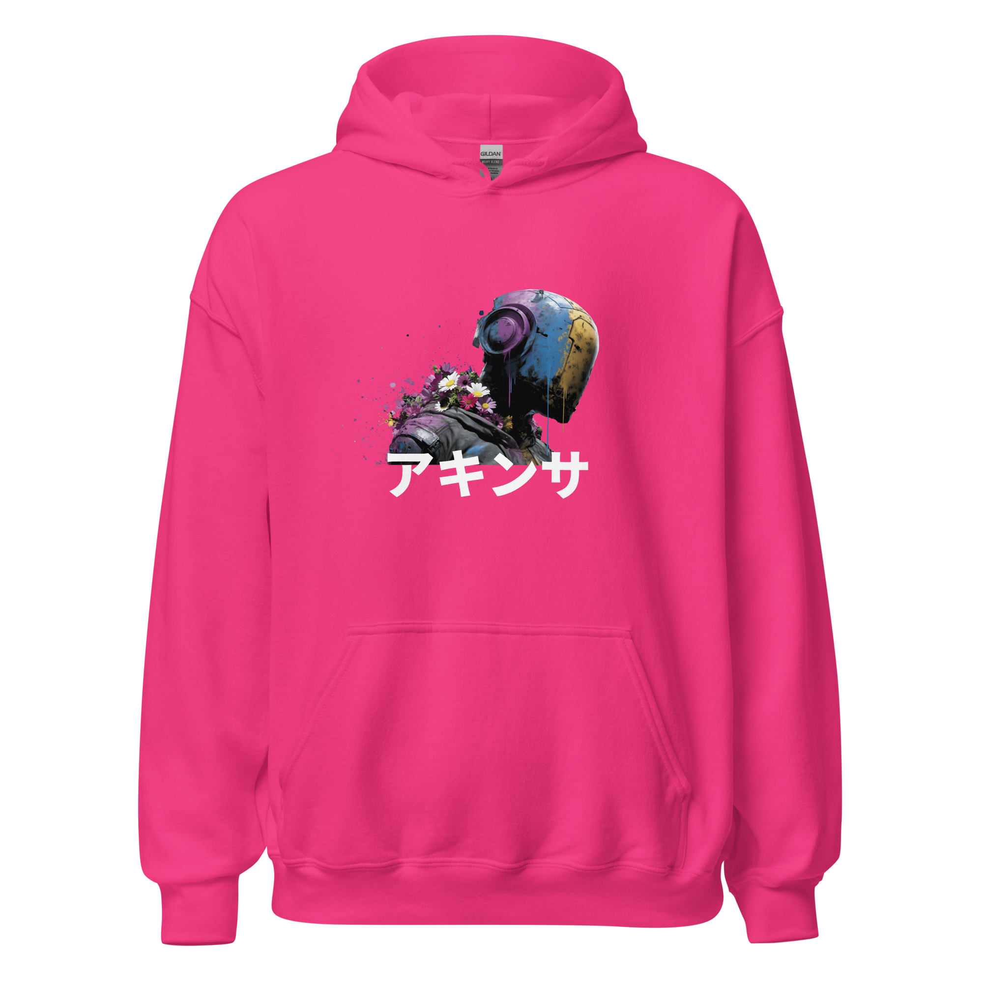 Kiritsu Human Error LIMITED EDITION PINK hoodie front graphic