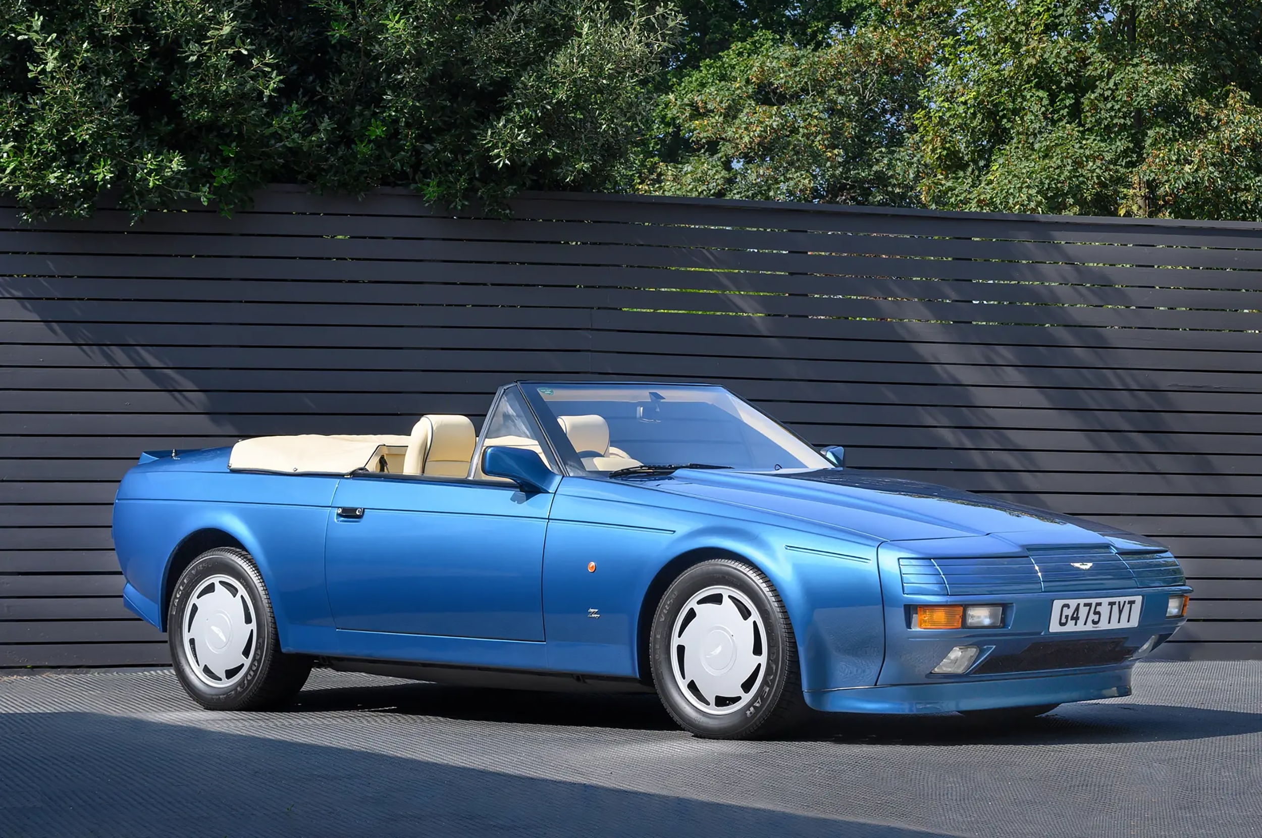 One of only 37 examples produced, the Aston Martin V8 Zagato Volante combines open-top grand touring with Zagato’s unmistakable design language