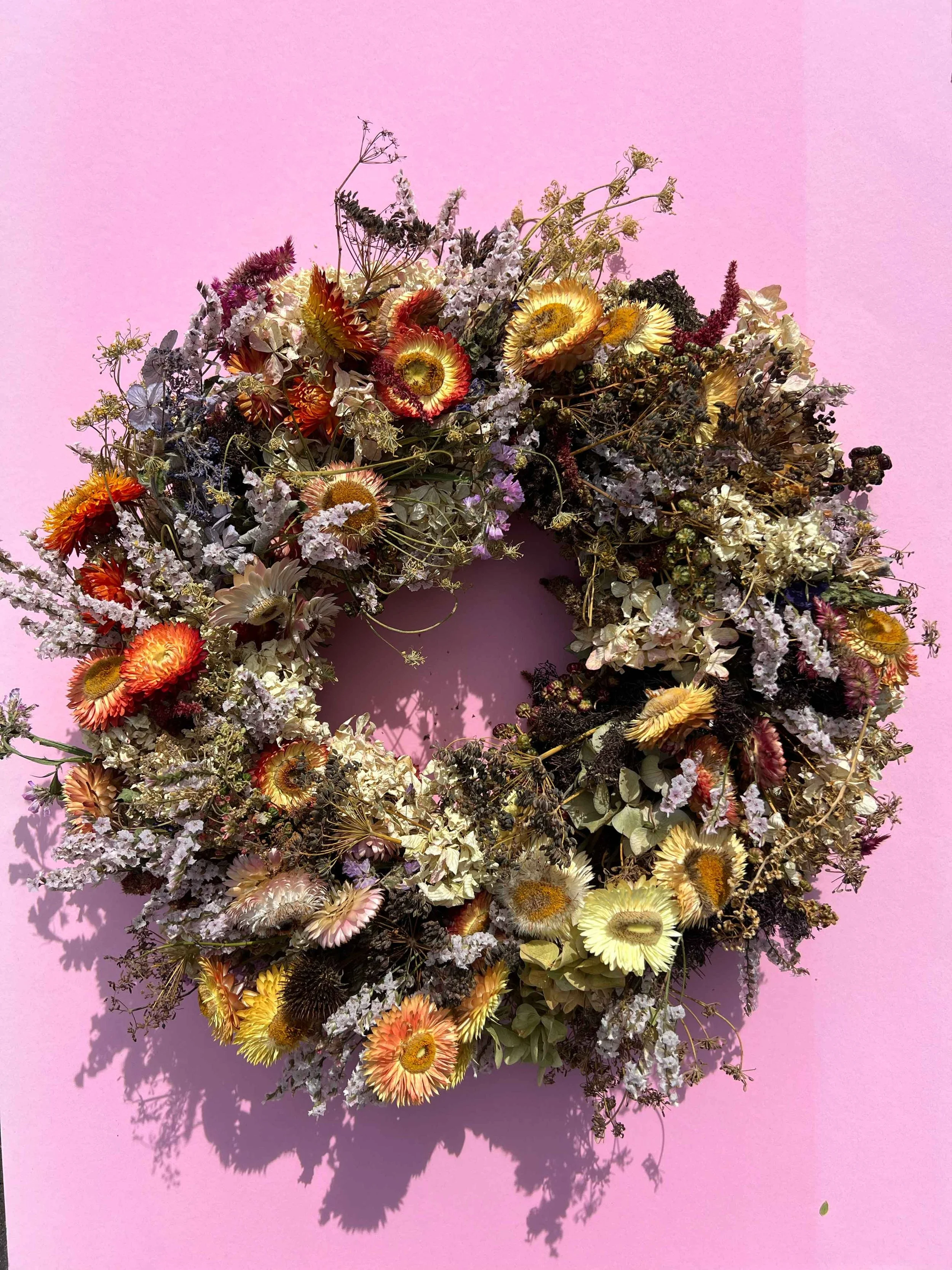 Trockenblumenkranz n°1