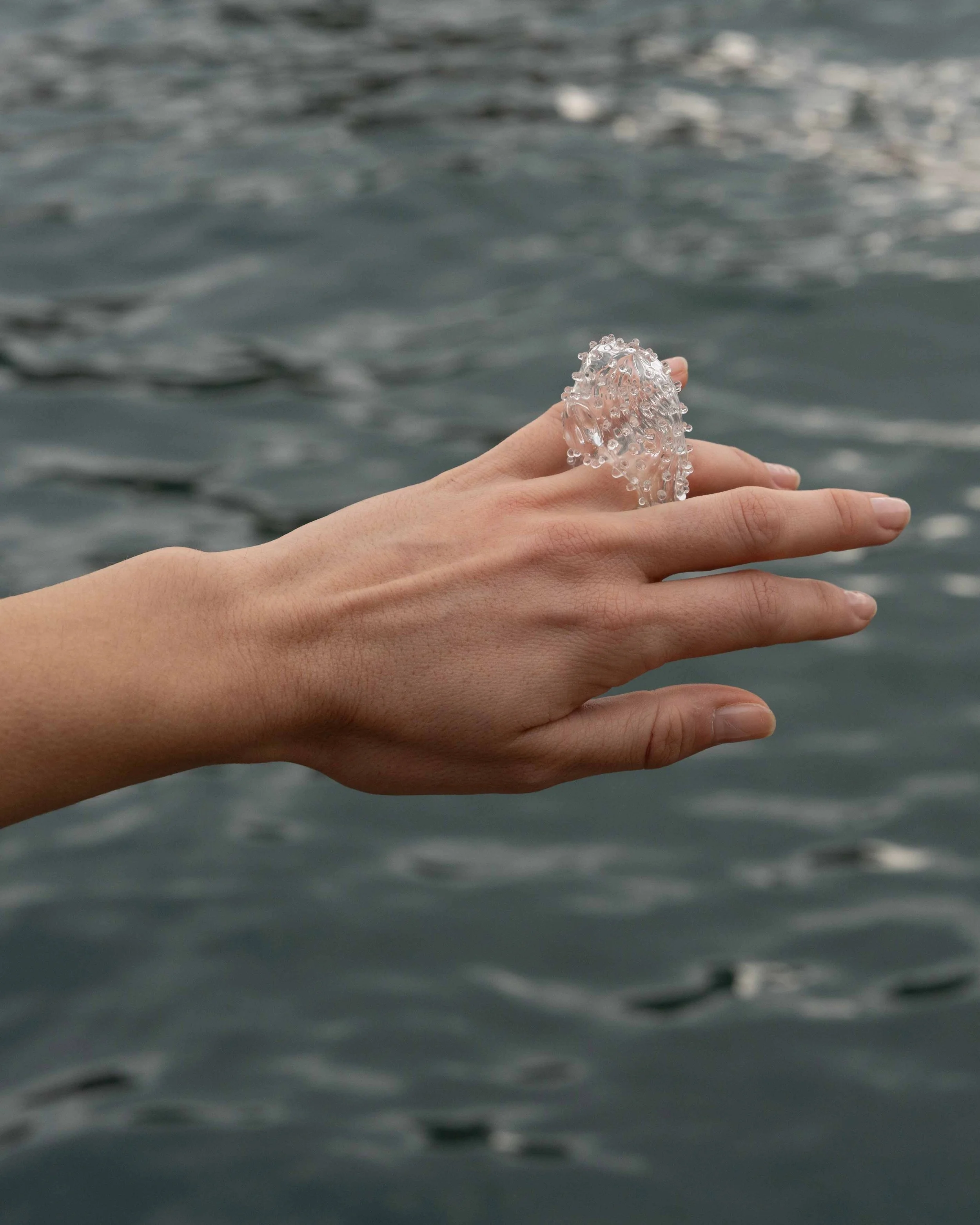 R049-Clear_Venice_Handmade_Borosilicate-Glass_Statement-ring_model-full.jpg