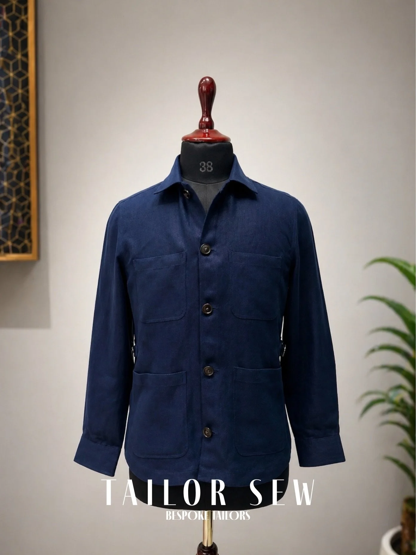 The ultimate travel companion.

Our bespoke Navy Shirt Jacket is designed for the man on the move. Combining the utility of a workwear jacket with the precision of high-end tailoring, it&rsquo;s the &ldquo;win-win&rdquo; layer you&rsquo;ve been looki