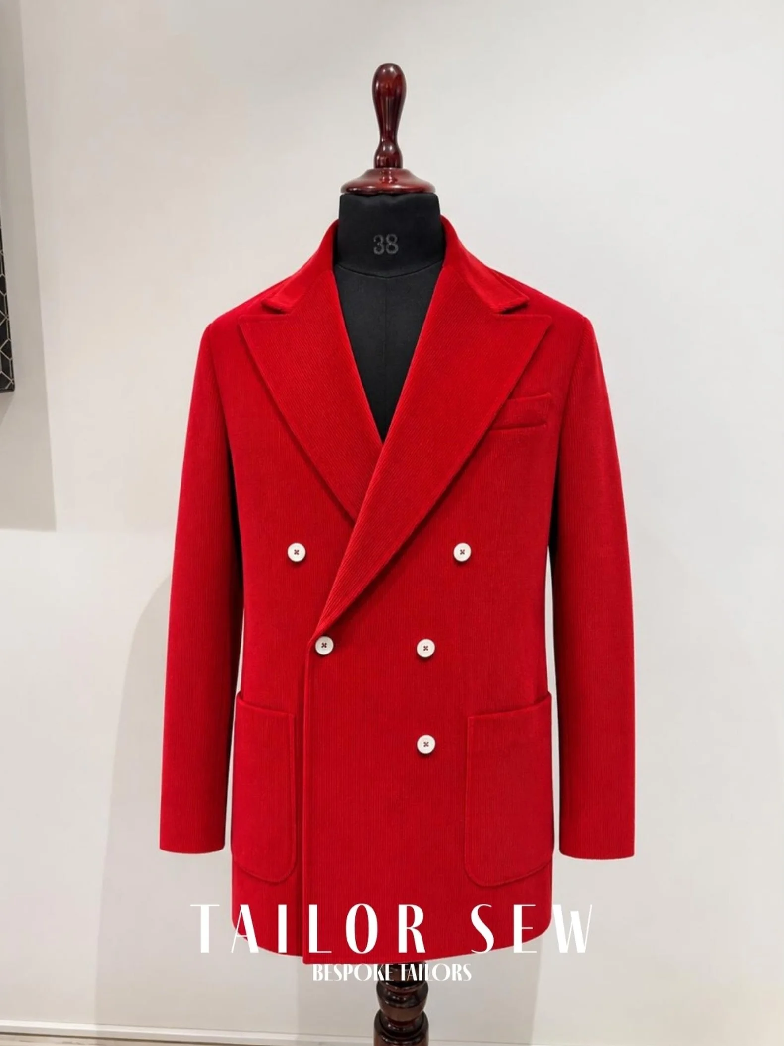 Bold texture. Unapologetic style. ❤️✨

Make a powerful sartorial statement with our Bespoke Scarlet Red Corduroy Blazer. 

Handcrafted at our KNK Road atelier, this double-breasted design features a rich, plush ribbed texture accented by contrasting 
