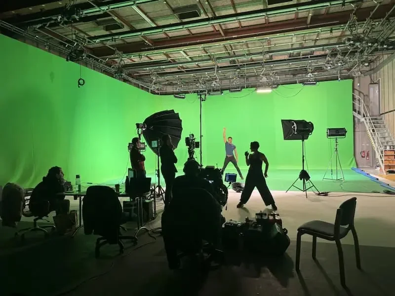 greenscreen soundproof studio cbeebies